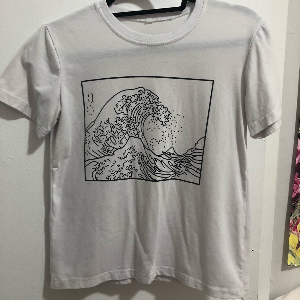 The Great Wave off Kanagawa shirt